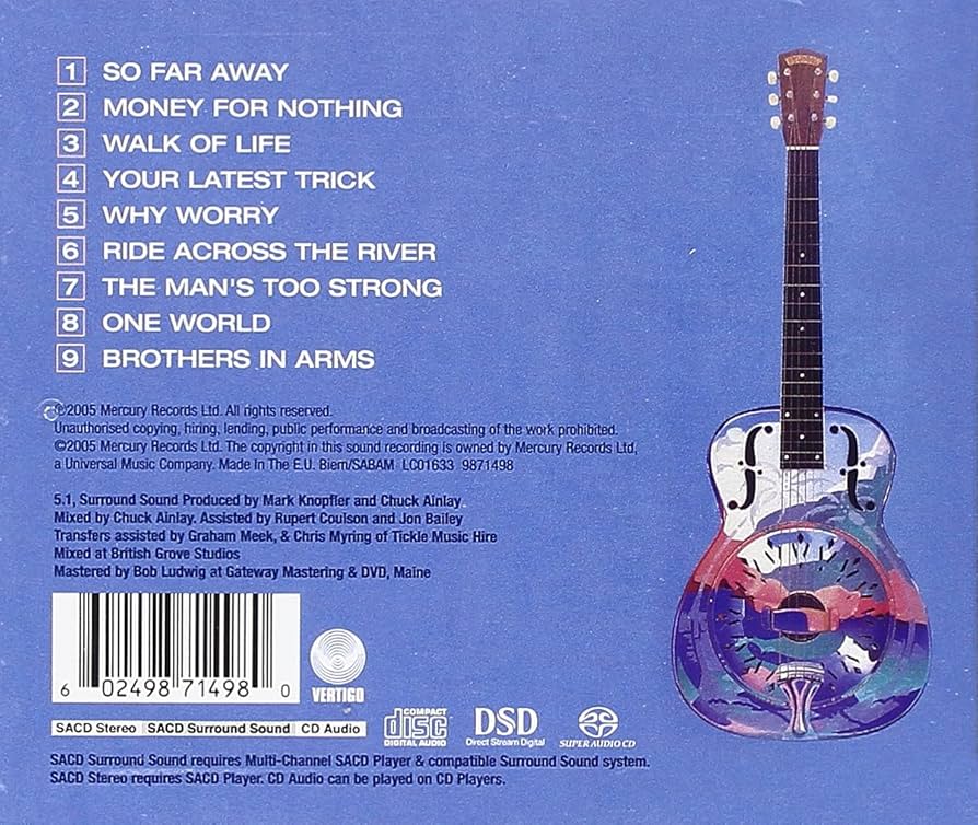 ダイアー・ストレイツ ブラザーズ・イン・アームス ブルーレイ オーディオ Dire Straits Brothers in Arms blu-ray Atmos 17716467983